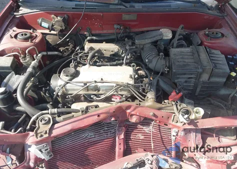 1998 Mitsubishi Mirage De из США, поврежденный, VIN JA3AY26A3WU004651